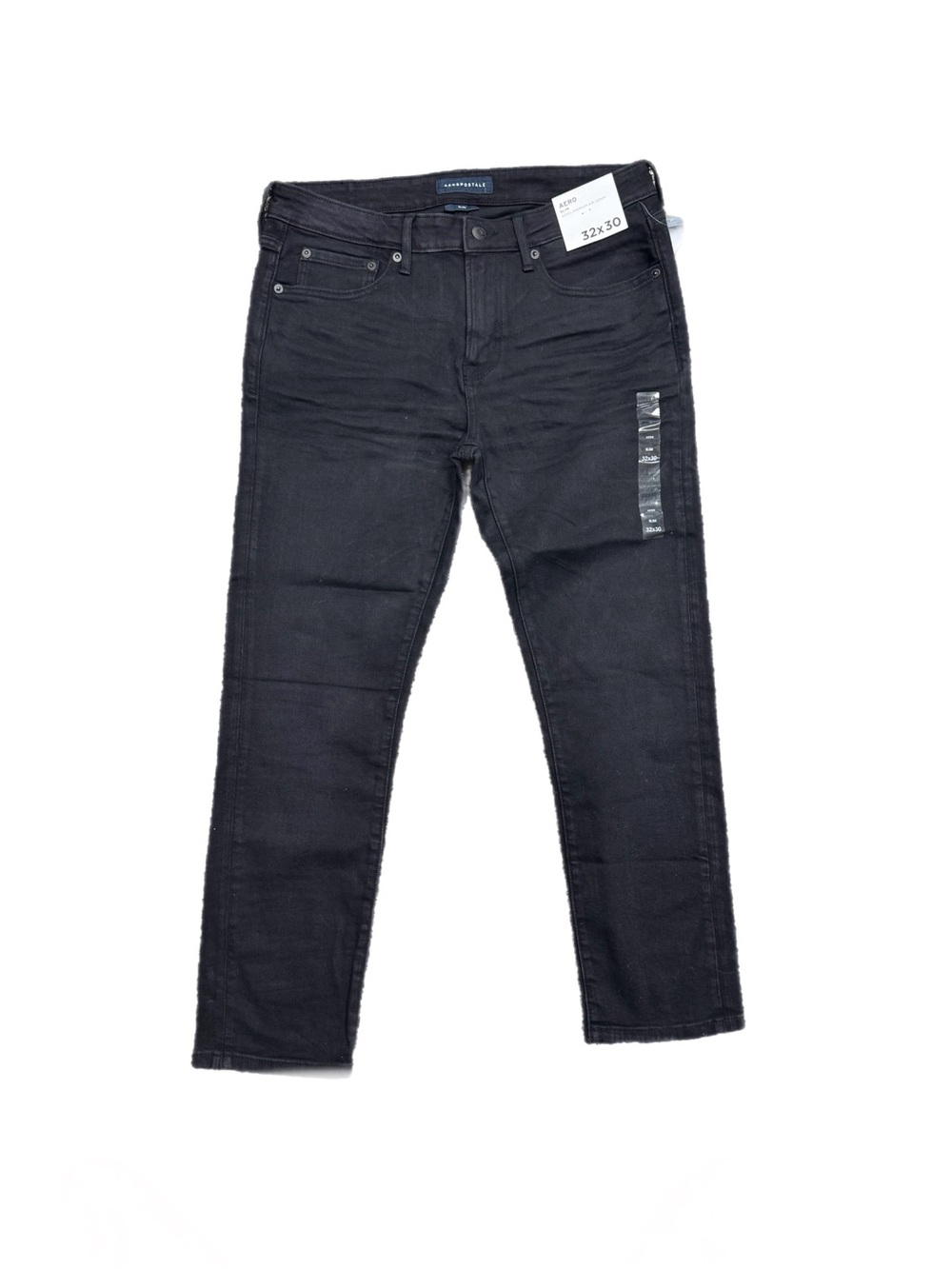 Aeropostale Men's Slim Black Jeans
